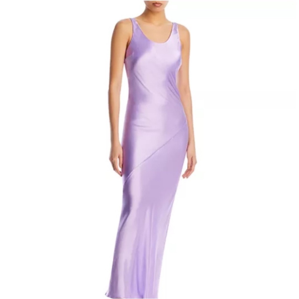 Line & Dot Adelyn Bias Cut Dress in Lilac